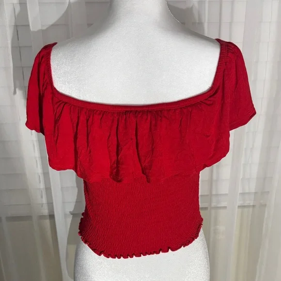 Abercrombie red Top - Picture 2 of 4